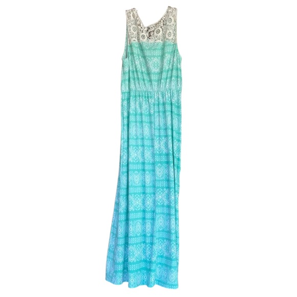 Boho Mint Maxi Dress - Picture 3 of 7